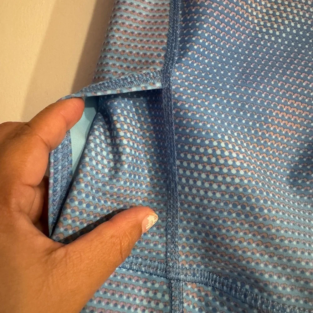 Old Navy Blue Patterned Leggings/Size 14-16